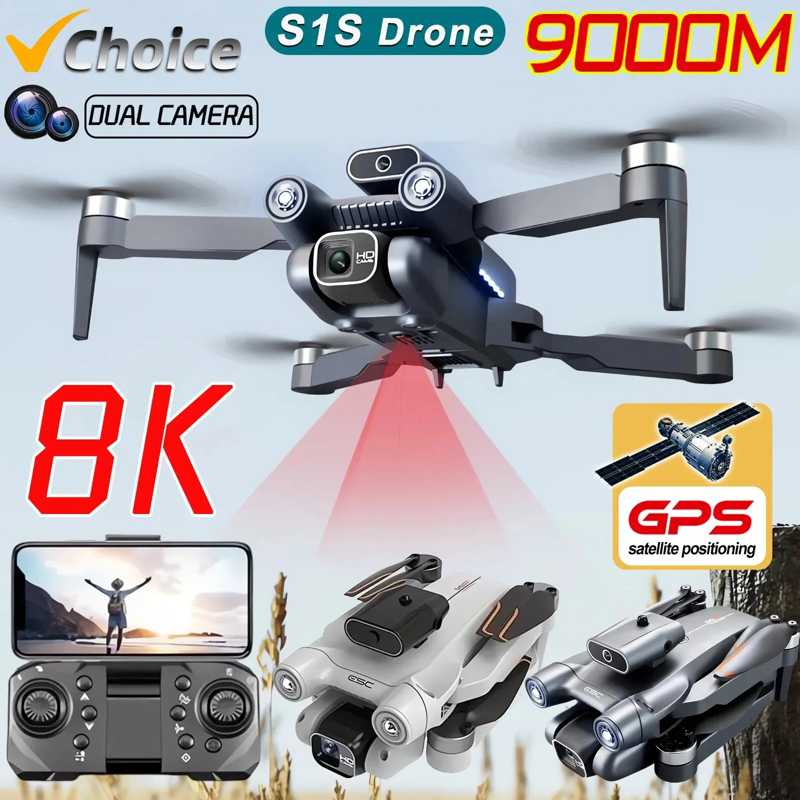 Drone Kit Professional - 전문 브러시리스 모터 드론 카메라, 장애물