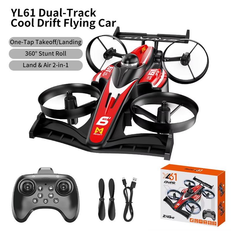 Drone Kit Tricopter - 2026 업그레이드 YL61 듀얼 유즈 RC