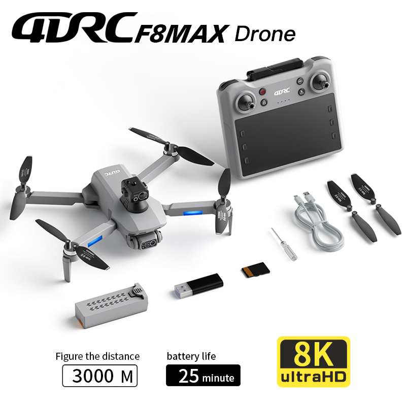 Drone Kit Professional - F8 MAX GPS 드론 전문가용 8K