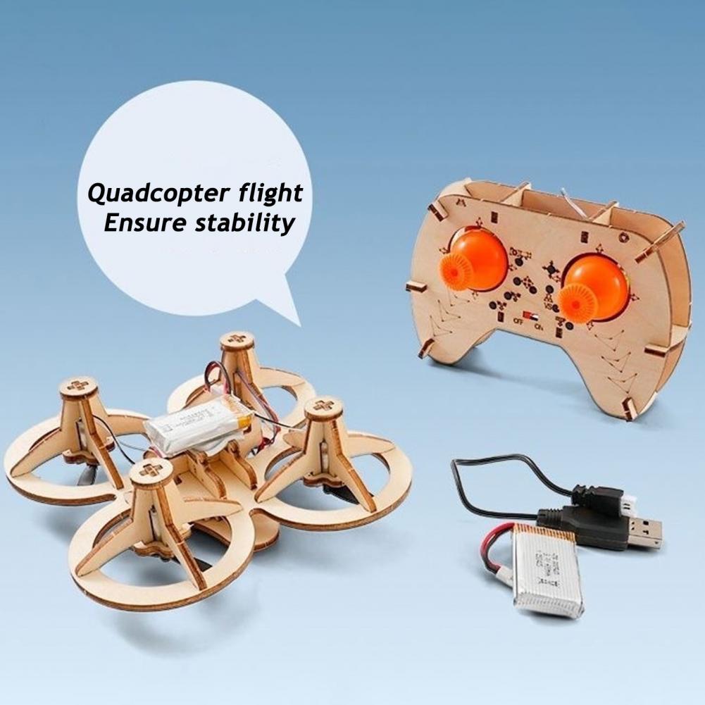 RC 드론 장난감 나무 드론 퍼즐 모델 키트 DIY 수 - Drone Kit Beginner 리뷰 및 가격
