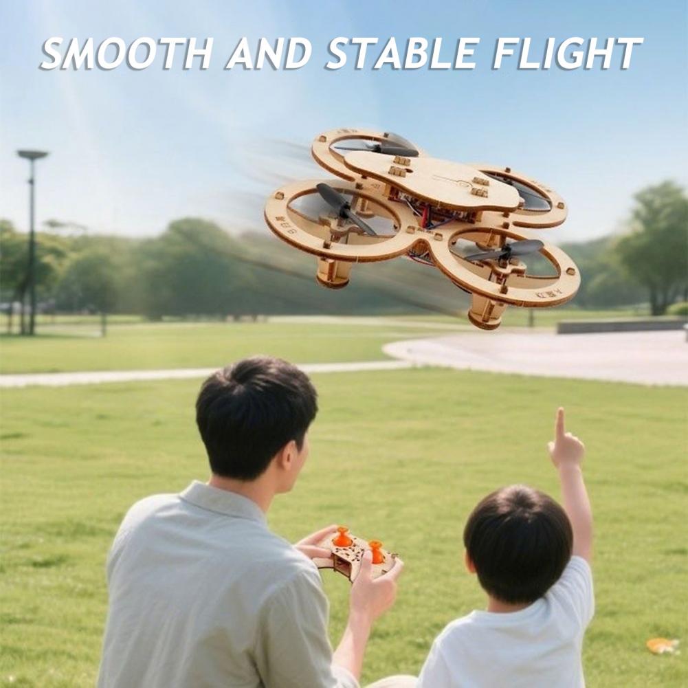 RC 드론 장난감 나무 드론 퍼즐 모델 키트 DIY 수 - Drone Kit Beginner 리뷰 및 가격