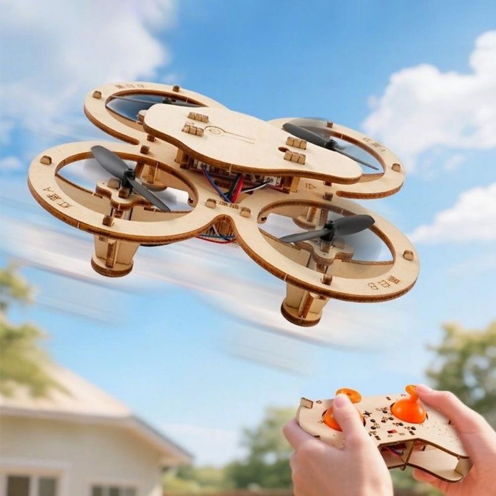 RC 드론 장난감 나무 드론 퍼즐 모델 키트 DIY 수 - Drone Kit Beginner 리뷰 및 가격
