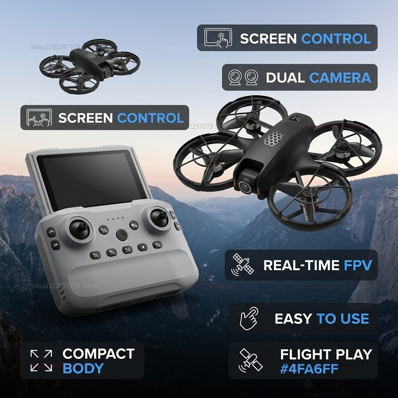 2026 신형 M5 비행기 항공 촬영 HD 원격 조종  - Drone Kit Tricopter 리뷰 및 가격