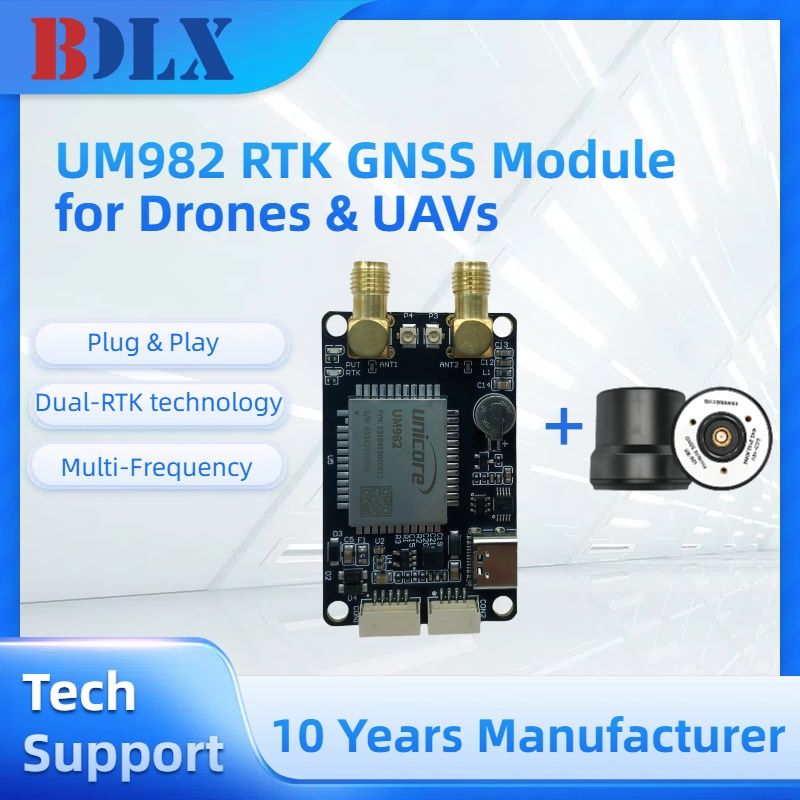 UM982 듀얼 안테나 RTK GNSS 모듈 UAV/로 - Drone Kit Hexacopter 리뷰 및 가격
